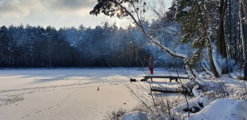 Рибалка біля села Градиськ у Волинській області
