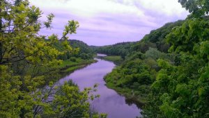 Рыбалка у села Каменка в Ровенской области-2