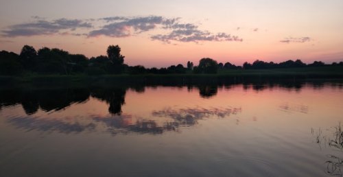 Рибалка біля села Марковичі у Волинській області