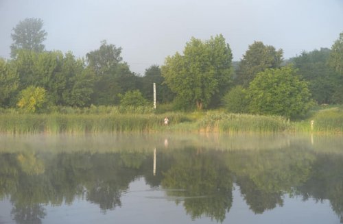 Рибалка біля села Марковичі у Волинській області