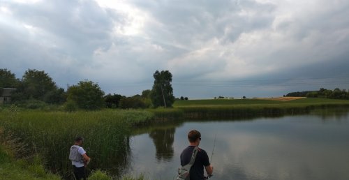 Рибалка біля села Марковичі у Волинській області