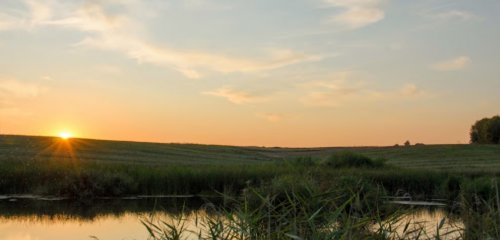 Рибалка біля села Марковичі у Волинській області