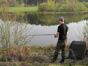 Рыбалка у села Мочулки в Ровенской области-3