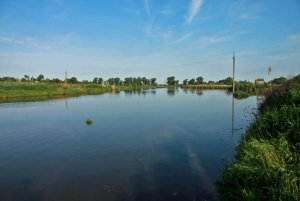 Рыбалка у села Пьянное в Ровенской области-1