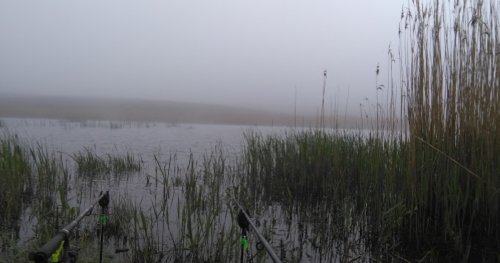 Рибалка біля села Шклинь у Волинській області