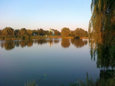 Рибалка біля села Терешківці у Волинській області