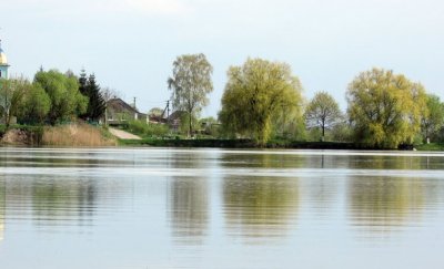 Рибалка біля села Терешківці у Волинській області