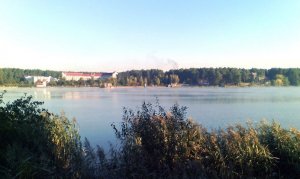 Рыбалка у села Жобрин в Ровенской области-1