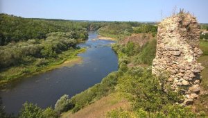 Рыбалка у села Зорное в Ровенской области-2