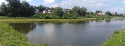 Рибалка у місті Горохів у Волинській області