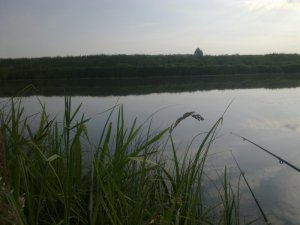 Рыбалка у села Александрия в Ровенской области-3