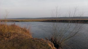 Рыбалка у села Вилья в Ровенской области-2