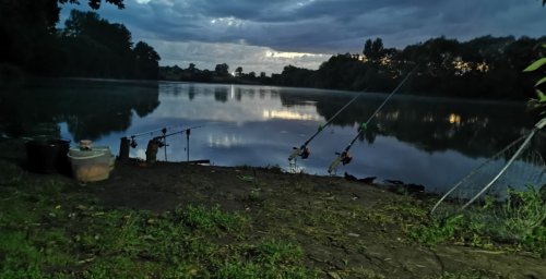 Риболовля в Оленівці на річка Голодні Стави вТернопільській області