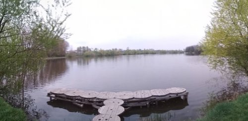 Риболовля в Оленівці на річка Голодні Стави вТернопільській області