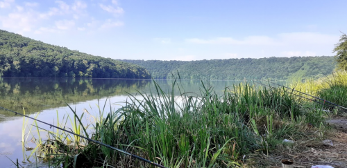 Риболовля в селі Ратищах в Тернопільській області