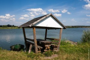 Рыбалка в селе Тучин в Ровенской области-2