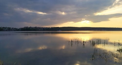 Рыбалка на Тернопольском пруде в городе Тернополь