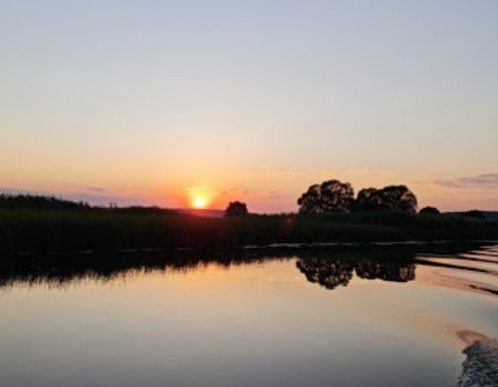 Рибалка на річці Сіверський Донець 