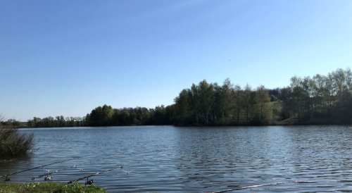 Рыбалка на пруду Ростыня в Харьковской области