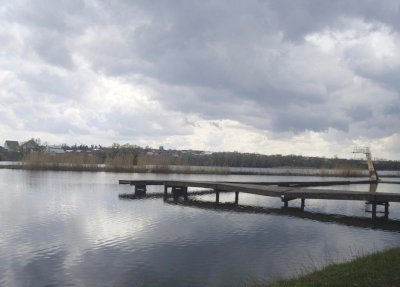 Рыбалка на микрорайоне Ружична в Хмельницком-2