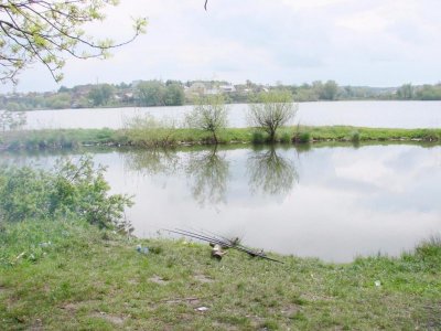 Рыбалка на микрорайоне Ружична в Хмельницком-1