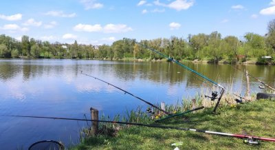 Рыбалка на озере Поплавок