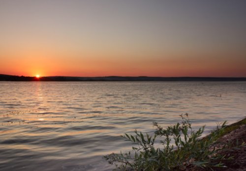 Рибалка на річці Сіверський Донець 