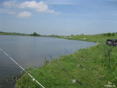 Рыбалка у села Речичаны в Львовской области-2