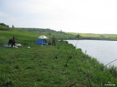 Рыбалка у села Речичаны в Львовской области-3
