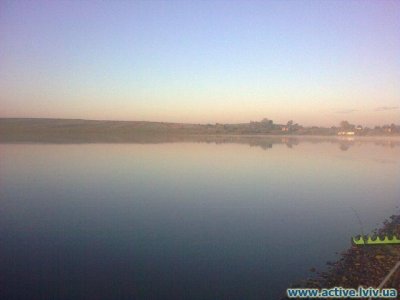 Рыбалка у села Терновица в Львовской области-2