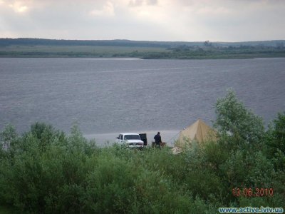 Рыбалка у села Терновица в Львовской области-1