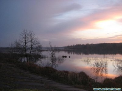 Рыбалка в поселке Шкло в Львовской области-2