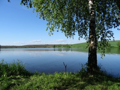 Рыбалка в селе Долиняны в Львовской области-1
