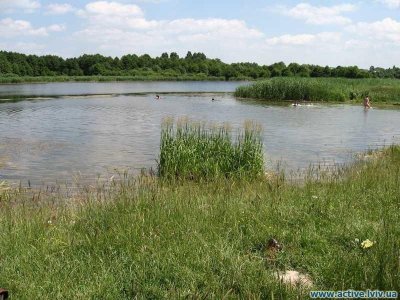 Рыбалка в селе Суховоля в Львовской области-2
